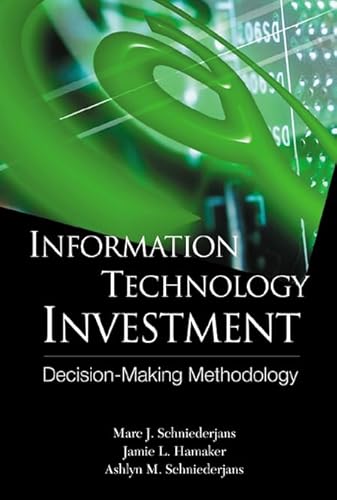 Stock image for Information Technology Investment: Decision Making Methodology for sale by HPB-Red