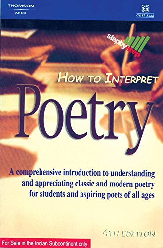 Imagen de archivo de How To Interpret Poetry a la venta por Books in my Basket