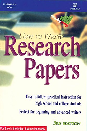 Stock image for How To Write Research Papers for sale by Books in my Basket