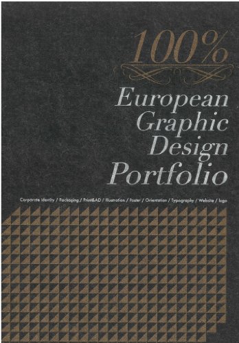 Beispielbild fr 100% European Graphic Design Portfolio zum Verkauf von Books From California