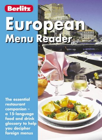 9789812461063: European Berlitz Menu Reader (Berlitz Phrasebooks)