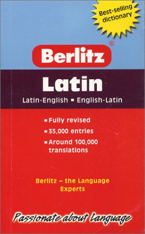 Stock image for Berlitz Pocket Dictionary Latin-English (Berlitz Dictionaries) for sale by BooksRun
