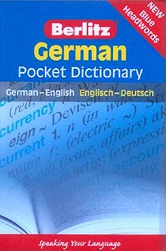 German Pocket Dictionary (Berlitz Pocket Dictionary) (9789812468703) by Berlitz Publishing
