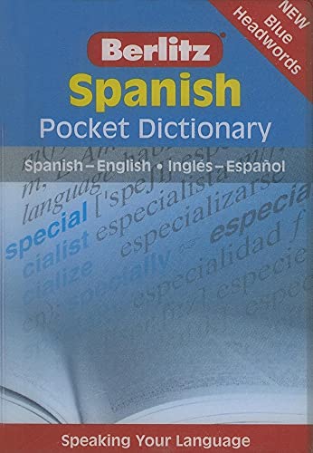 Stock image for Spanish Pocket Dictionary: Spanish-English/Ingles-Espanol (Berlitz Pocket Dictionary) for sale by SecondSale