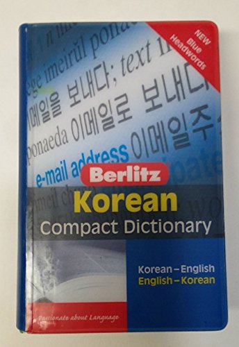 Berlitz Korean Compact Dictionary: Korean-English / English-Korean