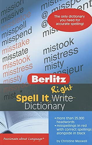 Beispielbild fr Spell It Right Dictionary zum Verkauf von Better World Books