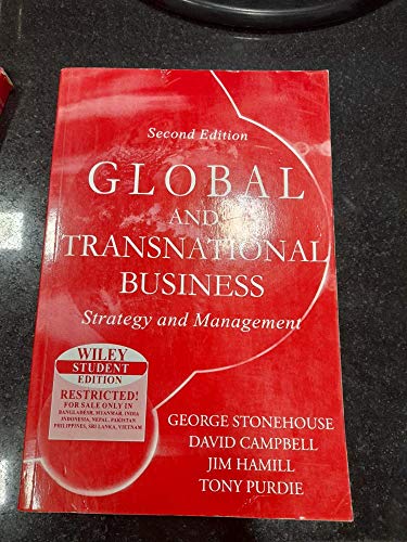 9789812531322: [(Global and Transnational Business: Strategy and Management )] [Author: George Stonehouse] [Oct-2004]