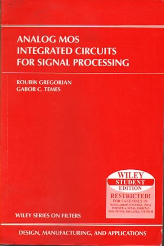 Stock image for Analog MOS Integrated Circuits for Signal Processing for sale by Books Unplugged