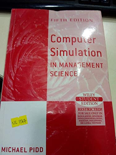 9789812531933: Computer Simulation in Management Science, 5ed