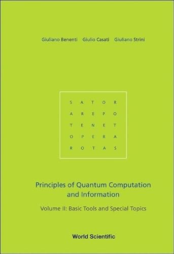 Stock image for Principles of Quantum Computation and Information - Volume II: Basic Tools and Special Topics for sale by suffolkbooks