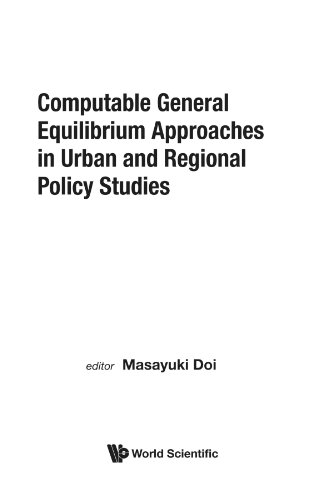 Stock image for Computable general equilibrium approaches in urban and regional policy studies for sale by GF Books, Inc.