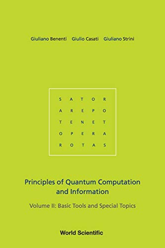 Beispielbild fr Principles Of Quantum Computation And Information - Volume Ii: Basic Tools And Special Topics zum Verkauf von Phatpocket Limited