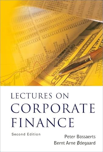 Imagen de archivo de Lectures on Corporate Finance (2nd Edition) a la venta por BooksRun