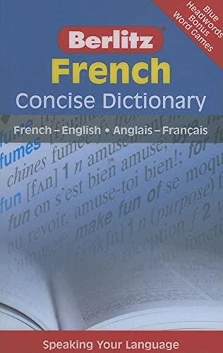 Imagen de archivo de Berlitz French Concise Dictionary (Berlitz Concise Dictionaries) (French Edition) a la venta por SecondSale