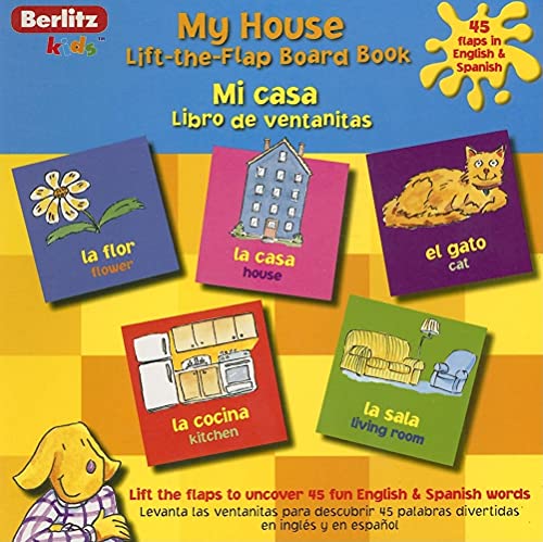 My House Flap Book - Spanish (Lift-The-Flap Board Book) (9789812680389) by Berlitz