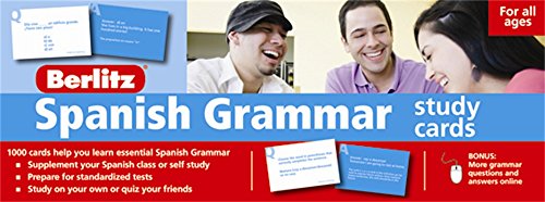 Spanish Grammar Study Cards (9789812680747) by Berlitz