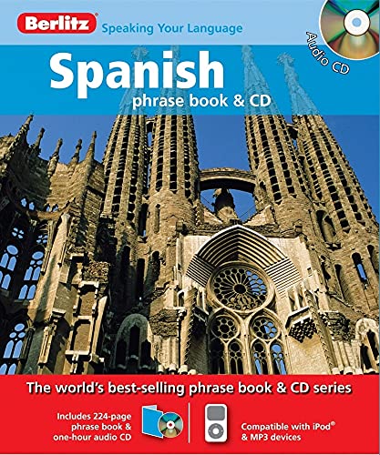 Stock image for Berlitz: Spanish Phrase Book & CD (Berlitz Phrase Book & CD) for sale by WorldofBooks