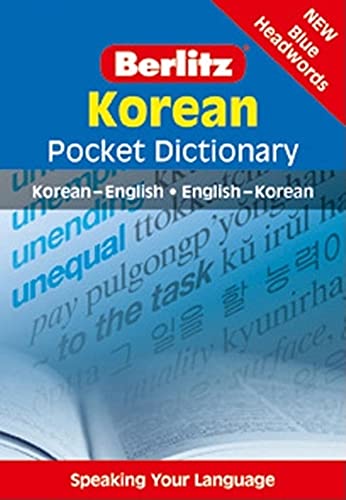 Berlitz Korean Pocket Dictionary (Berlitz Pocket Dictionary) (9789812681997) by Berlitz Publishing