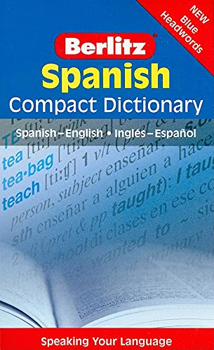 Stock image for Berlitz Spanish Compact Dictionary: Spanish-English Ingles-Espanol (Berlitz Compact Dictionary: German-English/English-German) for sale by WorldofBooks