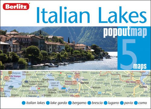 9789812687586: Italian Lakes Berlitz PopOut Map