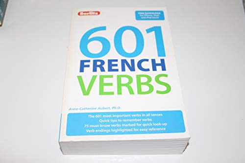 Imagen de archivo de Berlitz Language: 601 French Verbs (Berlitz 601 Verbs) a la venta por Brit Books