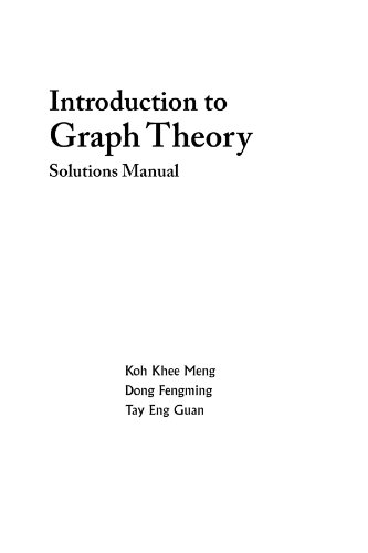 Stock image for Solutions Manual to accompany Introduction To Graph Theory for sale by Revaluation Books