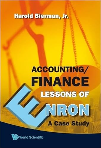 Imagen de archivo de Accounting/Finance Lessons of Enron: A Case Study a la venta por ThriftBooks-Atlanta