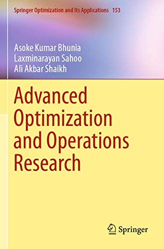9789813299696: Advanced Optimization and Operations Research (Springer Optimization and Its Applications)