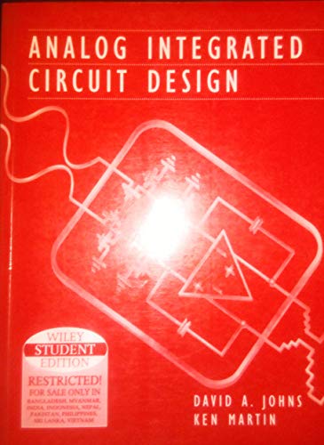 9789814126472: Analog Integrated Circuit Design (Livre en allemand)