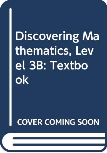Stock image for Discovering Mathematics, Level 3B: Textbook for sale by HPB-Red