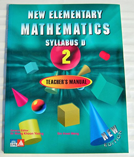 Imagen de archivo de New Elementary Mathematics (Syllabus D/Book 2, Teachers Manual) a la venta por Mr. Bookman