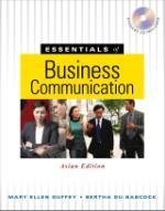 9789814227902: Essentials of Business Communication, Asian Editio