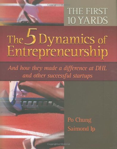 Beispielbild fr THE FIRST 10 YARDS - The 5 Dynamics of Entrepreneurship and how they made a difference at DHL and other successful startups zum Verkauf von Books From California