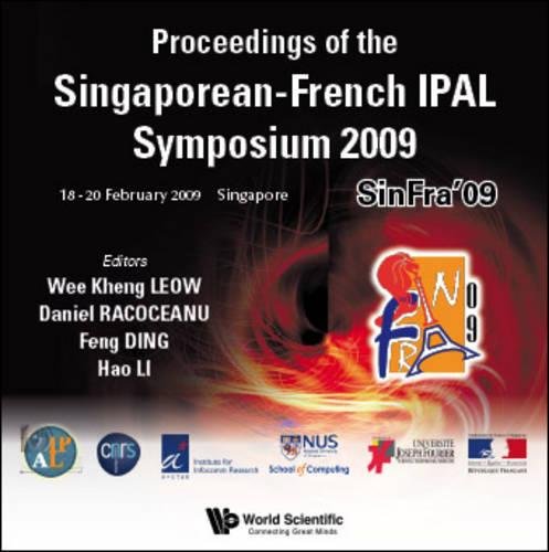 Stock image for Proceedings of the Singaporean-French Ipal Symposium 2009 - Sinfra*09 (CD-Rom) for sale by Basi6 International