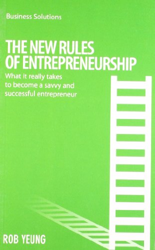 Imagen de archivo de The New Rules of Entrepreneurship (Business Solutions) a la venta por Anybook.com