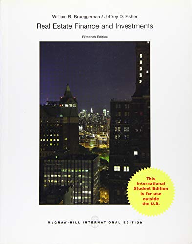 Imagen de archivo de Real Estate Finance and Investments [Paperback] [Dec 01, 2016] William B. Brueggeman a la venta por KuleliBooks