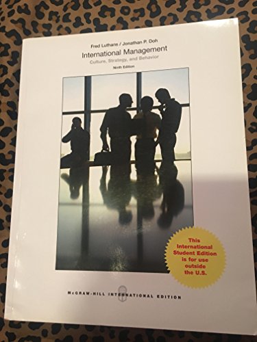 Stock image for International Management: Culture, Strategy, and Behavior (Int'l Ed) for sale by AwesomeBooks