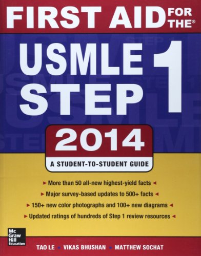 Beispielbild für First Aid for the USMLE Step 1 2014 zum Verkauf von Discover Books
