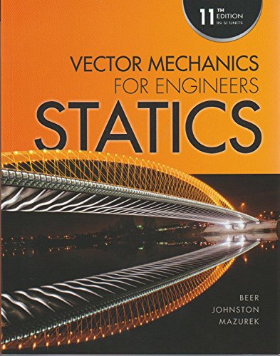 Beispielbild fr Vector Mechanics for Engineers Statics(SI) zum Verkauf von HPB-Red