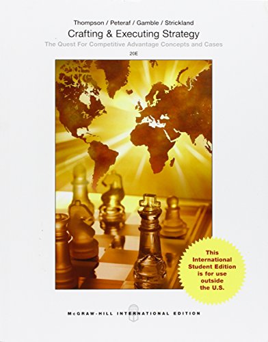 Immagine dell'editore per Crafting & Executing Strategy: The Quest for Competitive Advantage: Concepts and Cases venduto da Anybook.com