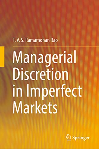 Beispielbild fr Managerial Discretion in Imperfect Markets zum Verkauf von Blackwell's