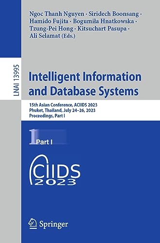 Imagen de archivo de Intelligent Information and Database Systems a la venta por Blackwell's