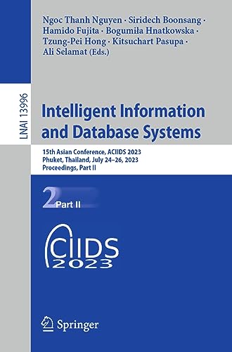 Imagen de archivo de Intelligent Information and Database Systems Part II a la venta por Blackwell's
