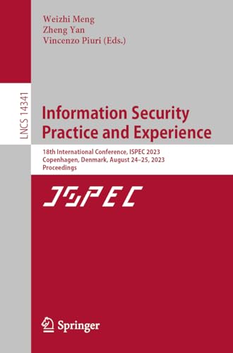 Imagen de archivo de Information Security Practice and Experience (Paperback) a la venta por Grand Eagle Retail