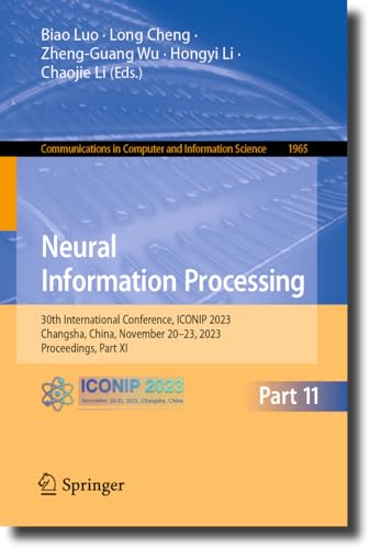 Immagine dell'editore per Neural Information Processing: 30th International Conference, Iconip 2023, Changsha, China, November 20-23, 2023, Proceedings, Part V venduto da Buchpark