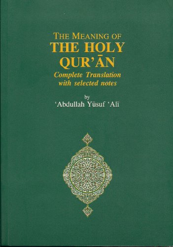 Stock image for The Meaning of Holy Quran for sale by HPB-Emerald