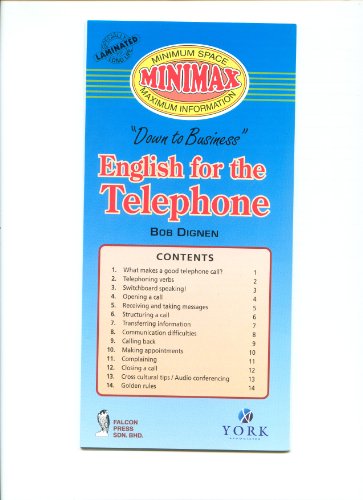 Imagen de archivo de English for the Telephone (Down to Business) a la venta por GuthrieBooks