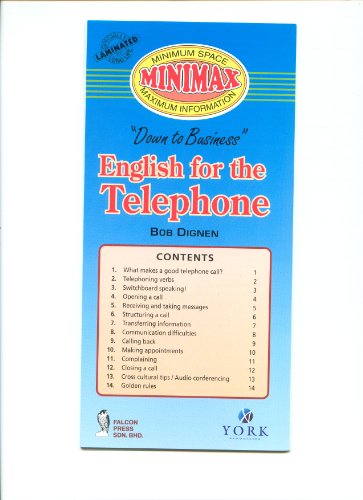 Stock image for English for the Telephone (Down to Business) for sale by GuthrieBooks