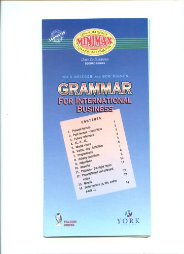 Beispielbild fr Grammar for International Business zum Verkauf von medimops