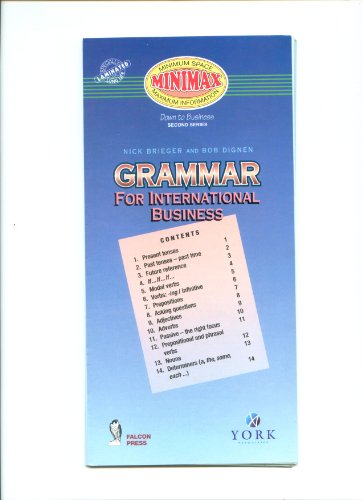 Stock image for Grammar for International Business for sale by medimops